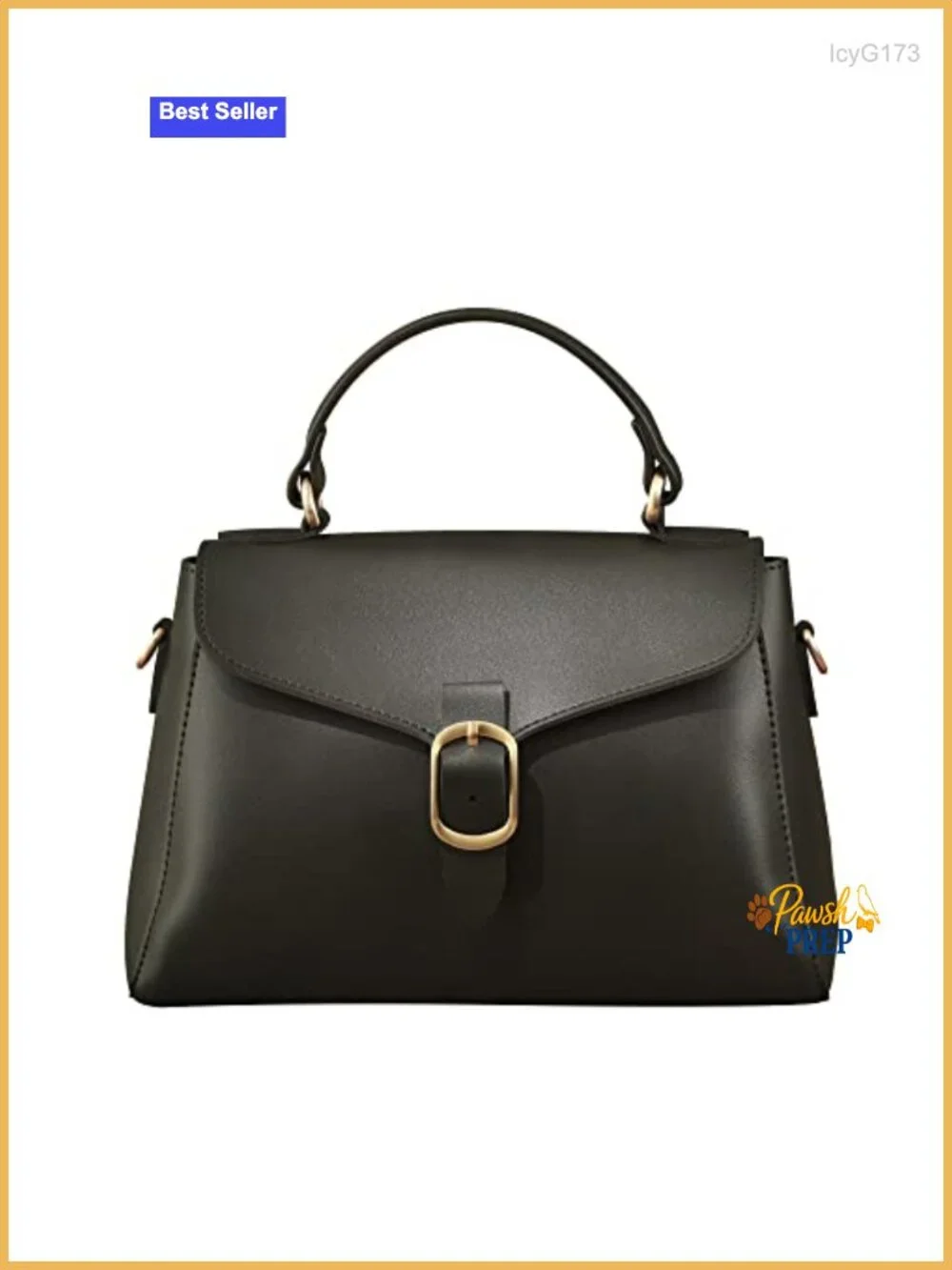 Vintage Vegan Leather Flap Top Handle Satchel Purse for Women Retro Casual